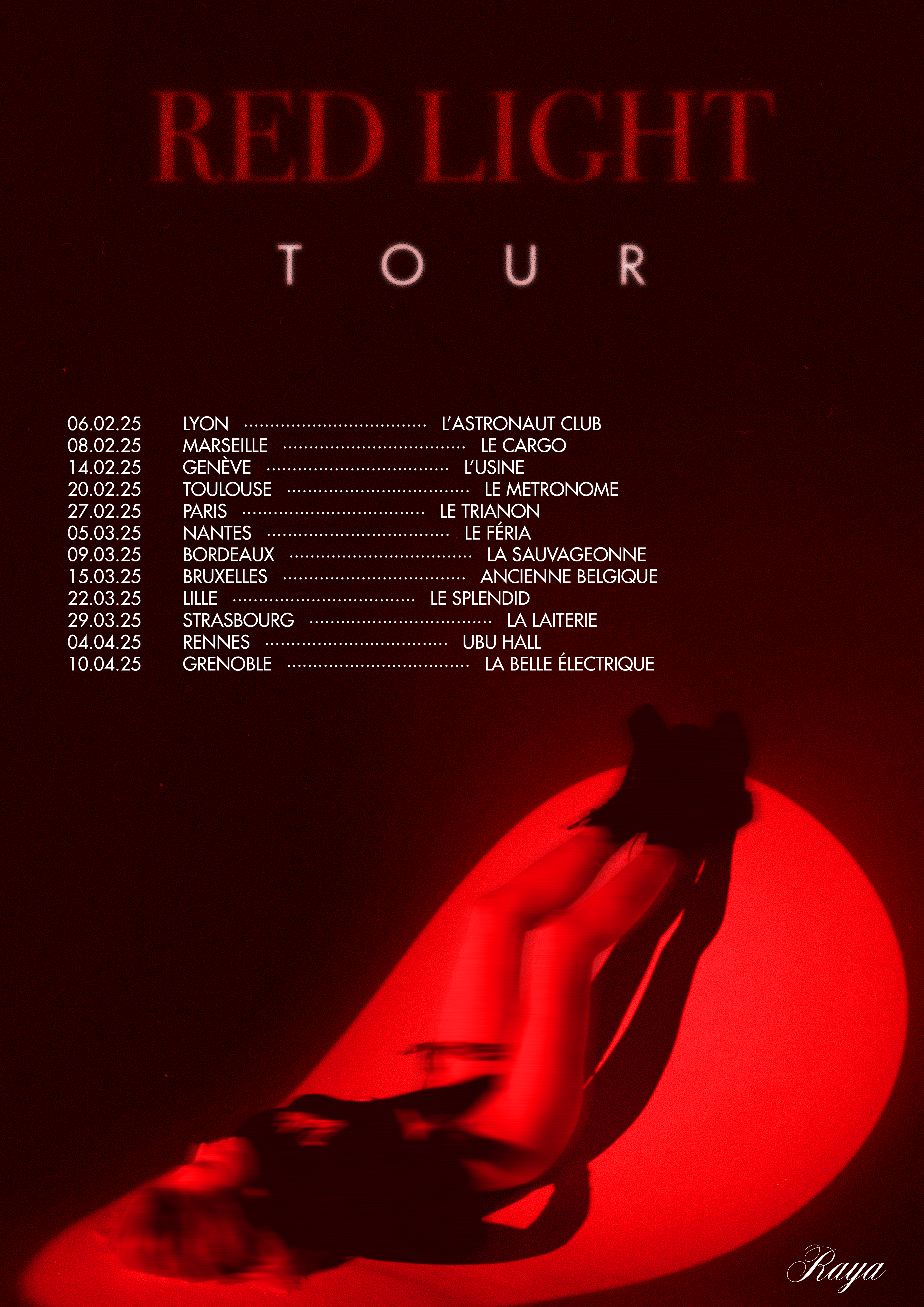 Affiche Red Light Tour